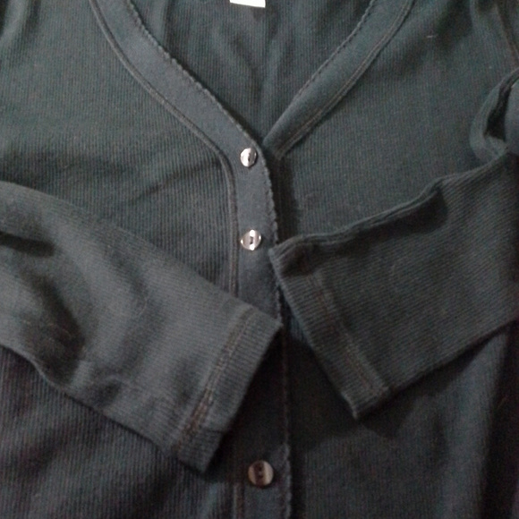 Loft womens sweater Size M Black Cardigan - Picture 2 of 8